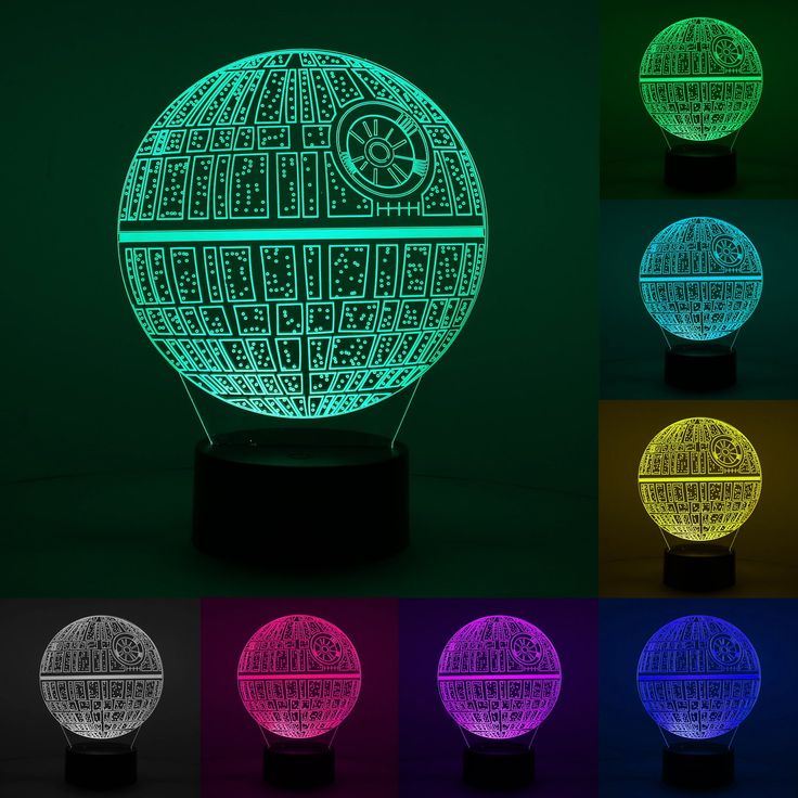 LÁMPARA LED - DEATH STAR