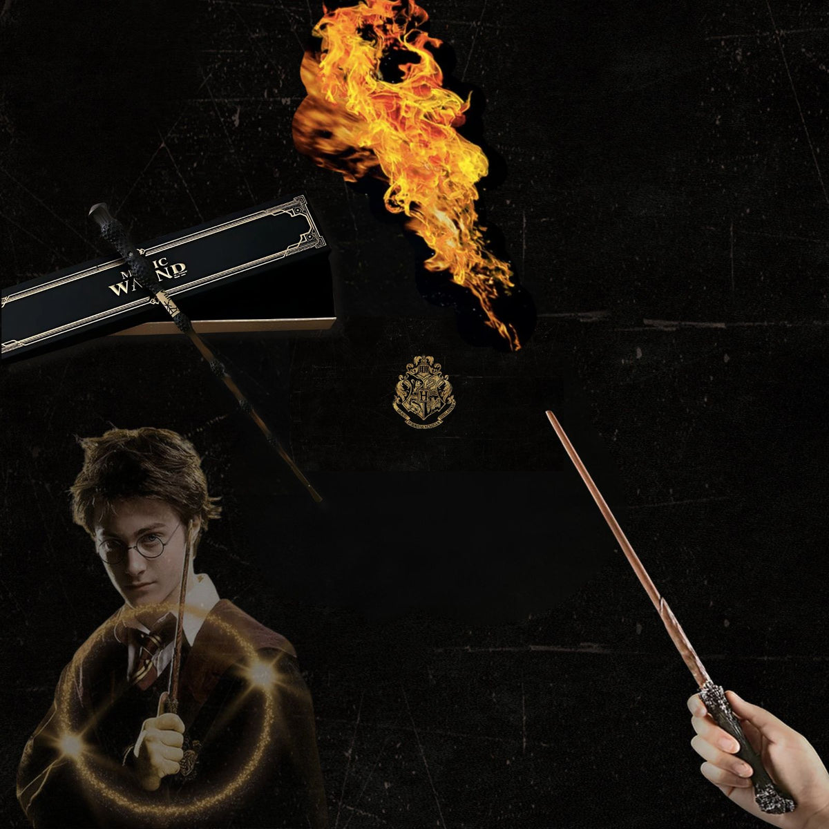 VARITA MÁGICA CON FUEGO
