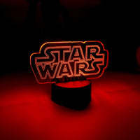 LÁMPARA LED -STAR WARS LOGO