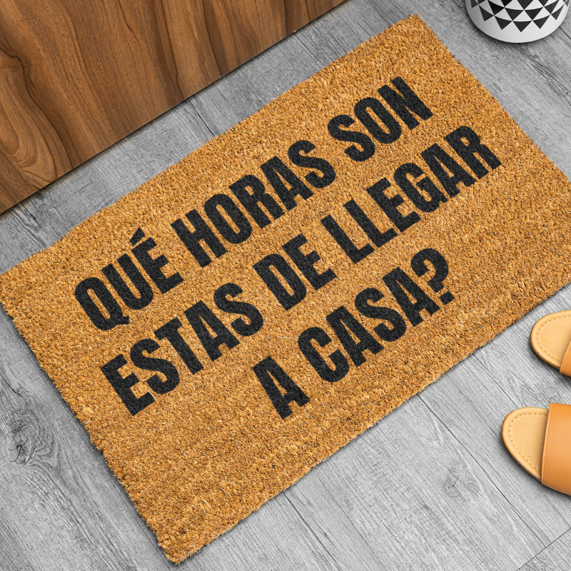 TAPETE ESTAS SON HORAS?