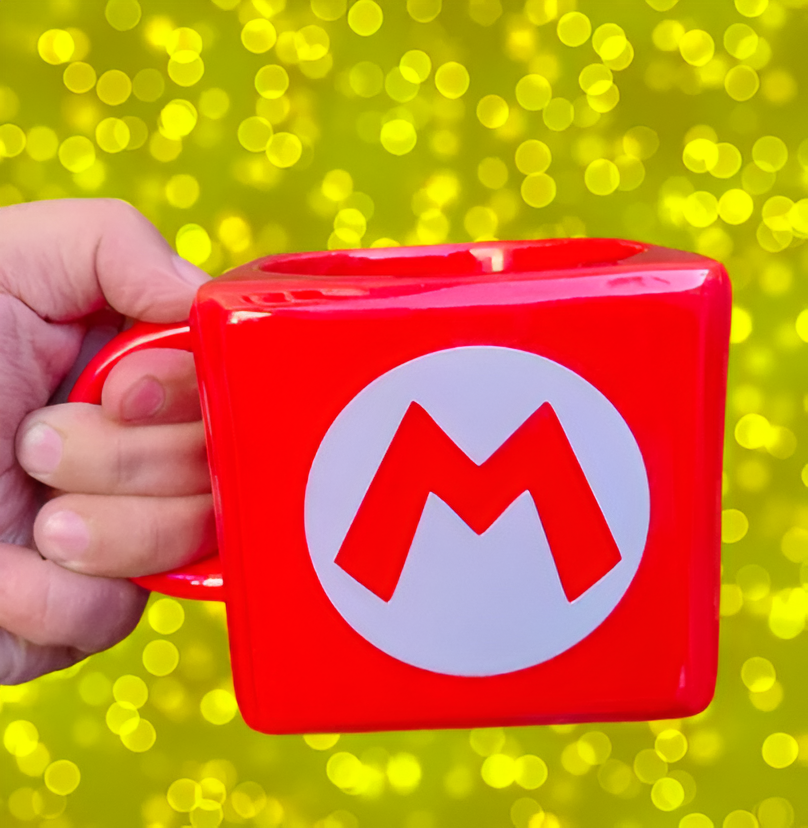TAZA MARIO BROS ROJA