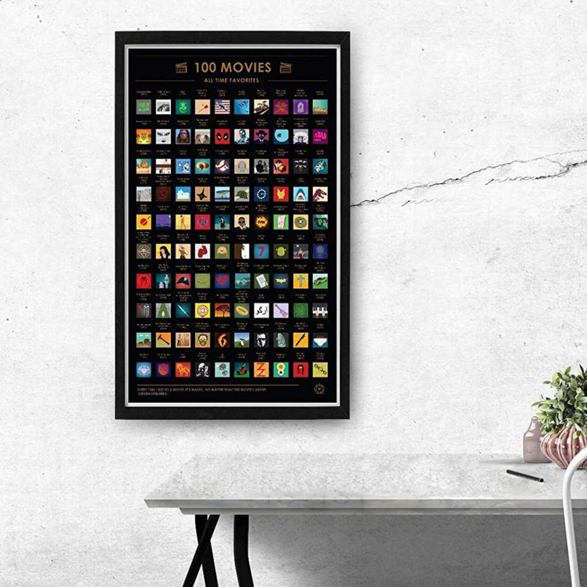 POSTER 100 PELICULAS QUE TIENES QUE VER