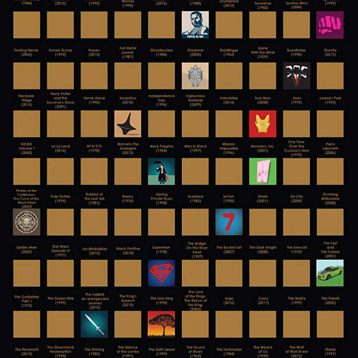POSTER 100 PELICULAS QUE TIENES QUE VER