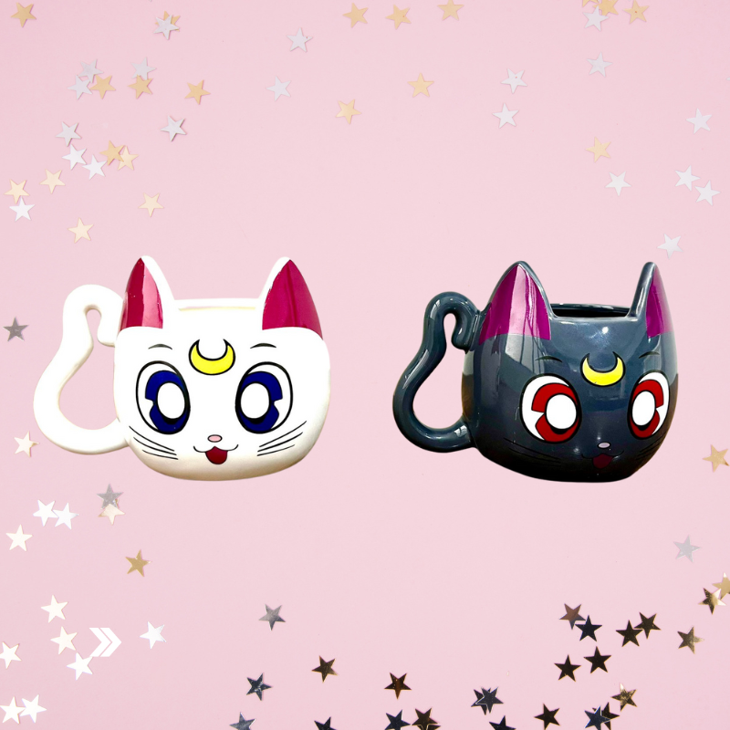 LUNA SAILOR MOON - TAZA BLANCA