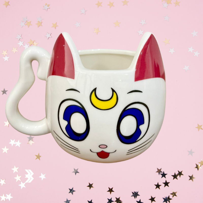 LUNA SAILOR MOON - TAZA BLANCA