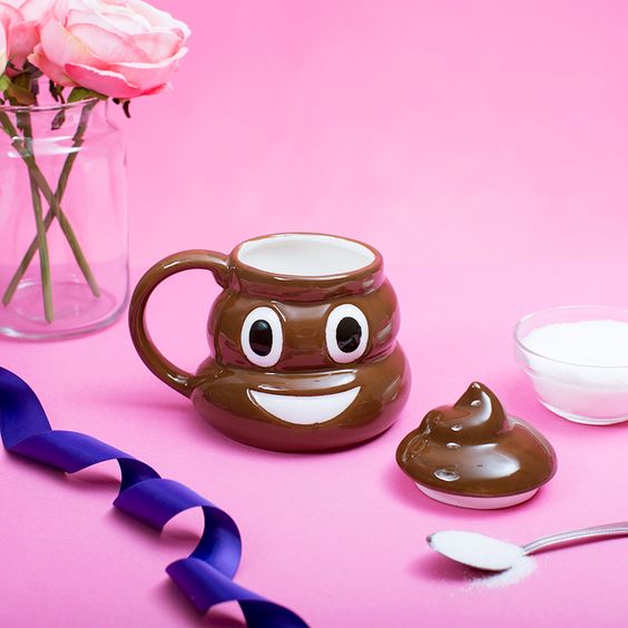TAZA EMOJI POOP