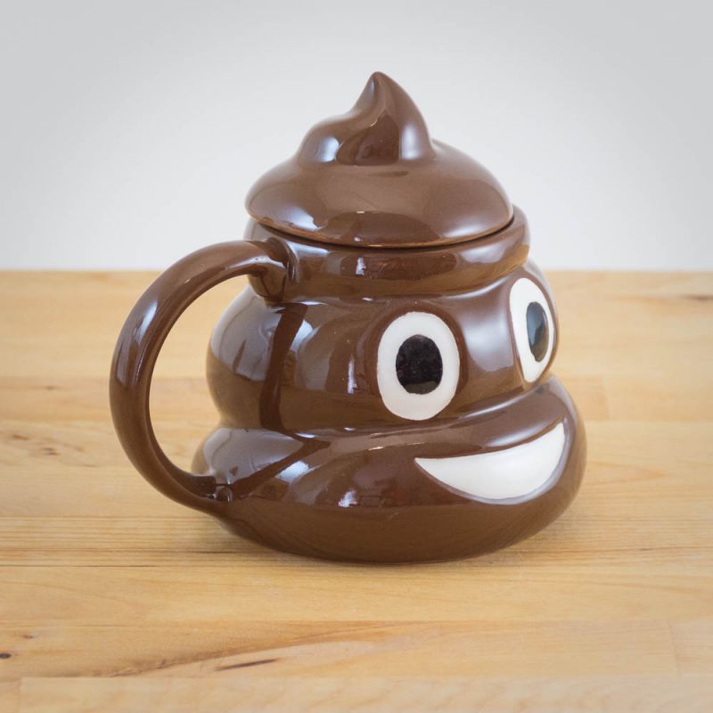TAZA EMOJI POOP