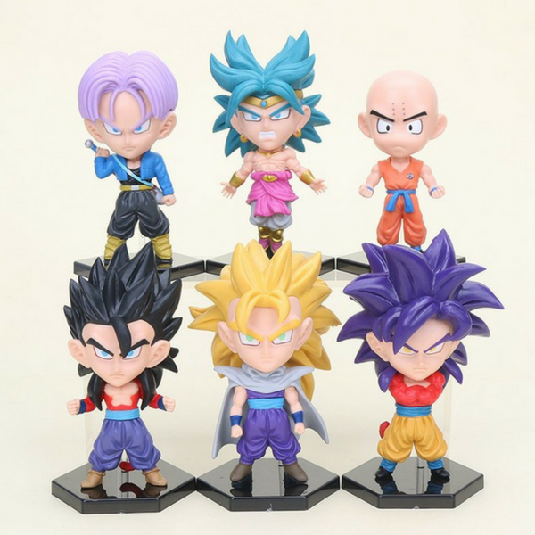 Muñecos cabezones de dragon ball sales