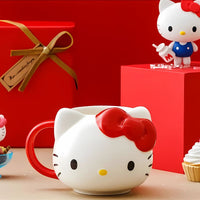 TAZA KITTY ROJA