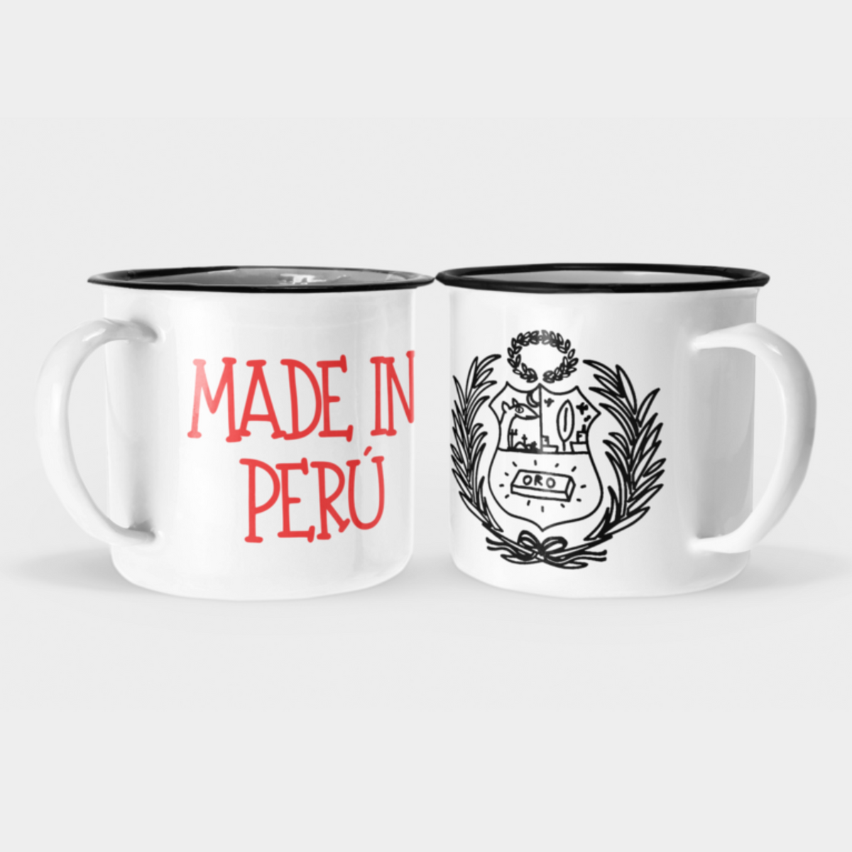 TAZA METÁLICA - MADE IN PERÚ