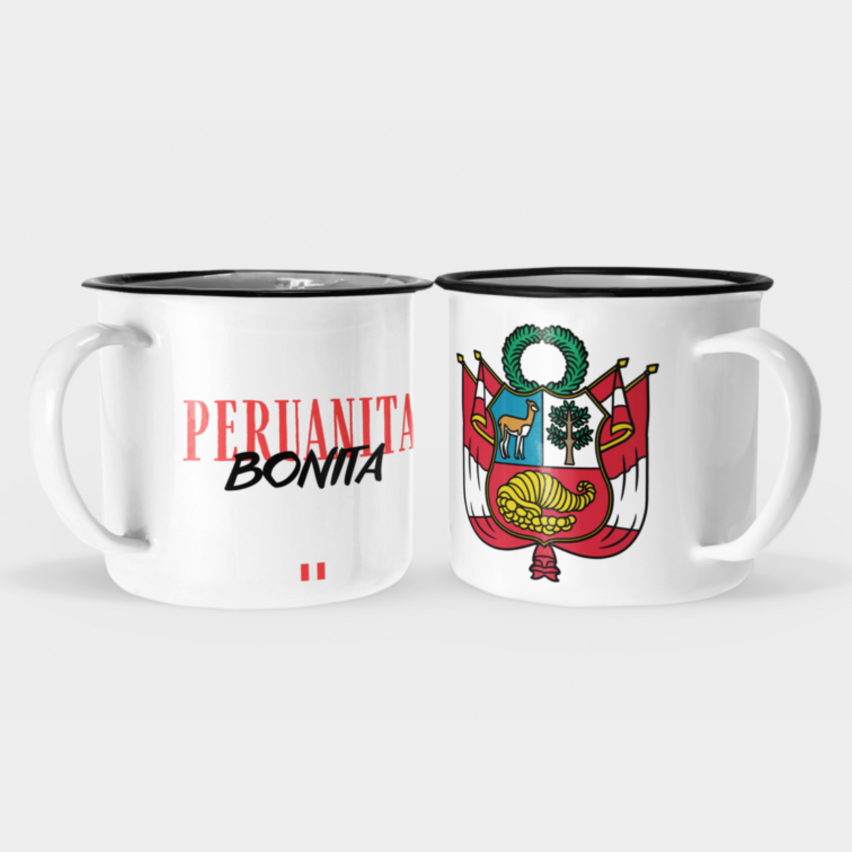 TAZA METÁLICA - PERUANITA BONITA