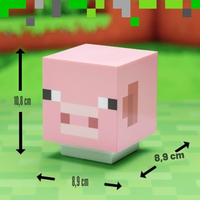 LAMPARA MINECRAFT PIGLIN -CERDO