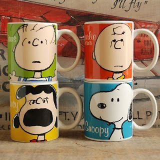 Pack 4 TAZAS PEANUTS