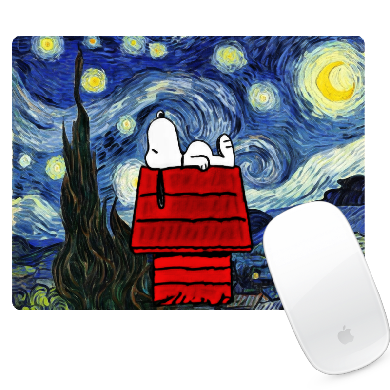 MOUSE PAD SNOOPY VAN GOGH