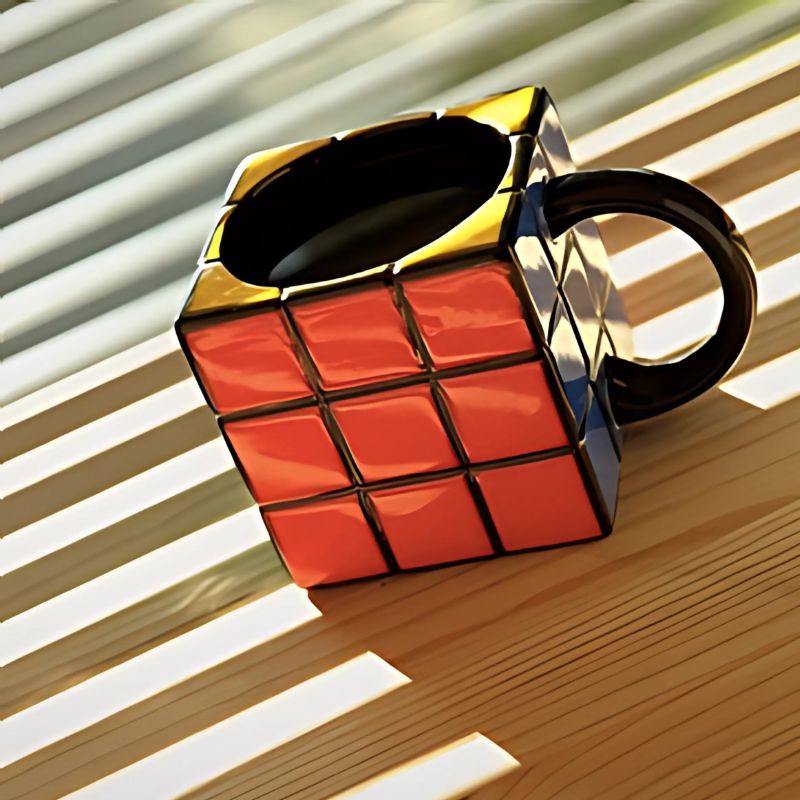 TAZA CUBO MAGICO