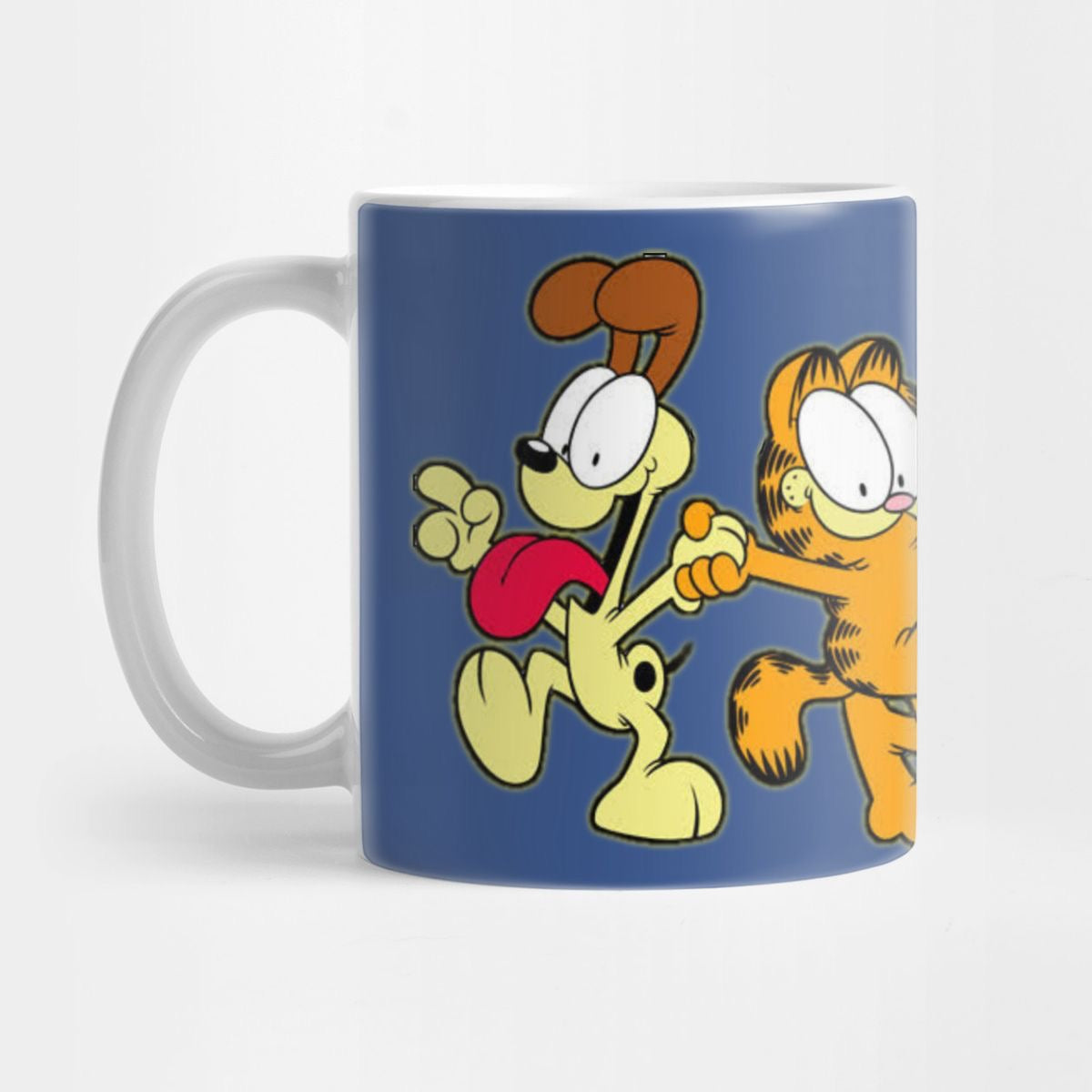 Taza Garfield y Oddie