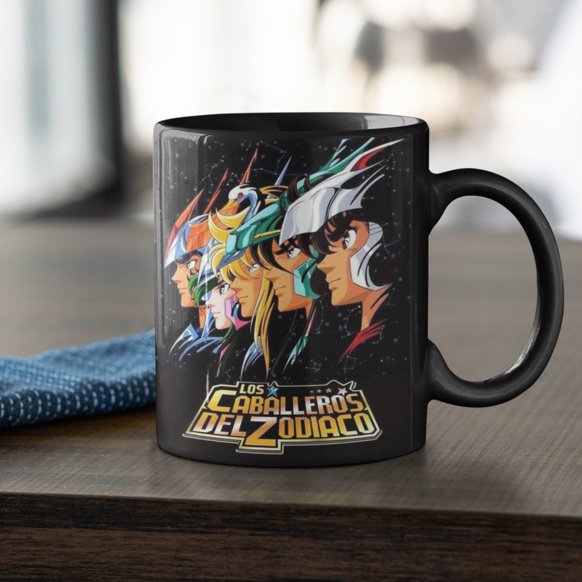 TAZA CABALLEROS DEL ZODIACO