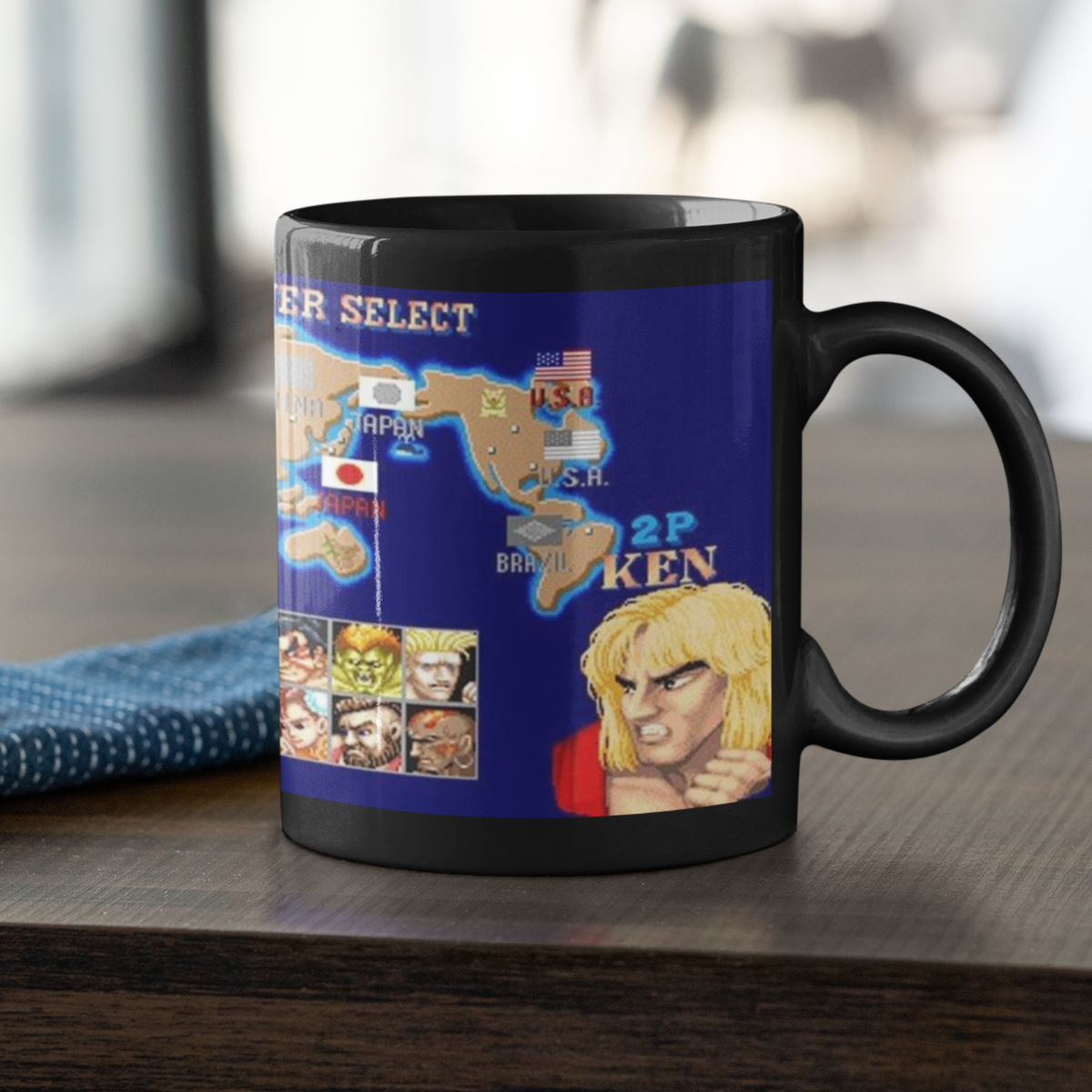 TAZA KEN STREET FIGHTER