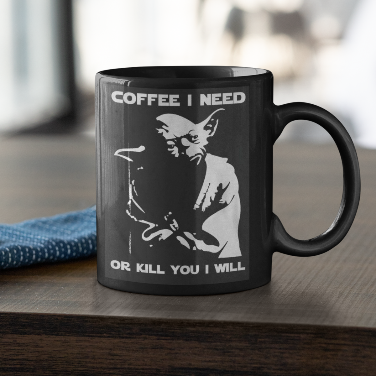 TAZA YODA COFFEE I NEED