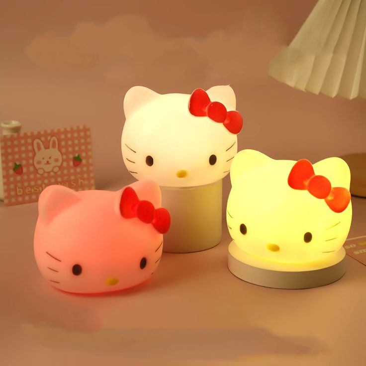 LÁMPARA KITTY SILICONA