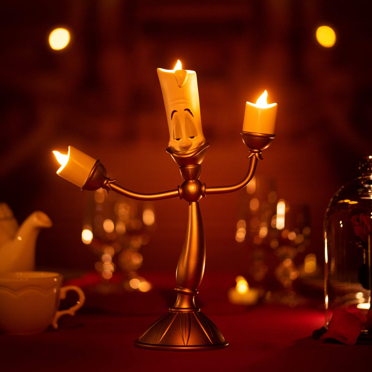 LÁMPARA CANDELABRO BELLA Y BESTIA-LUMIERE