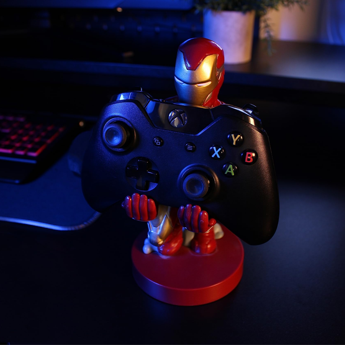 SOPORTE CELULAR & CONTROL-IRON MAN