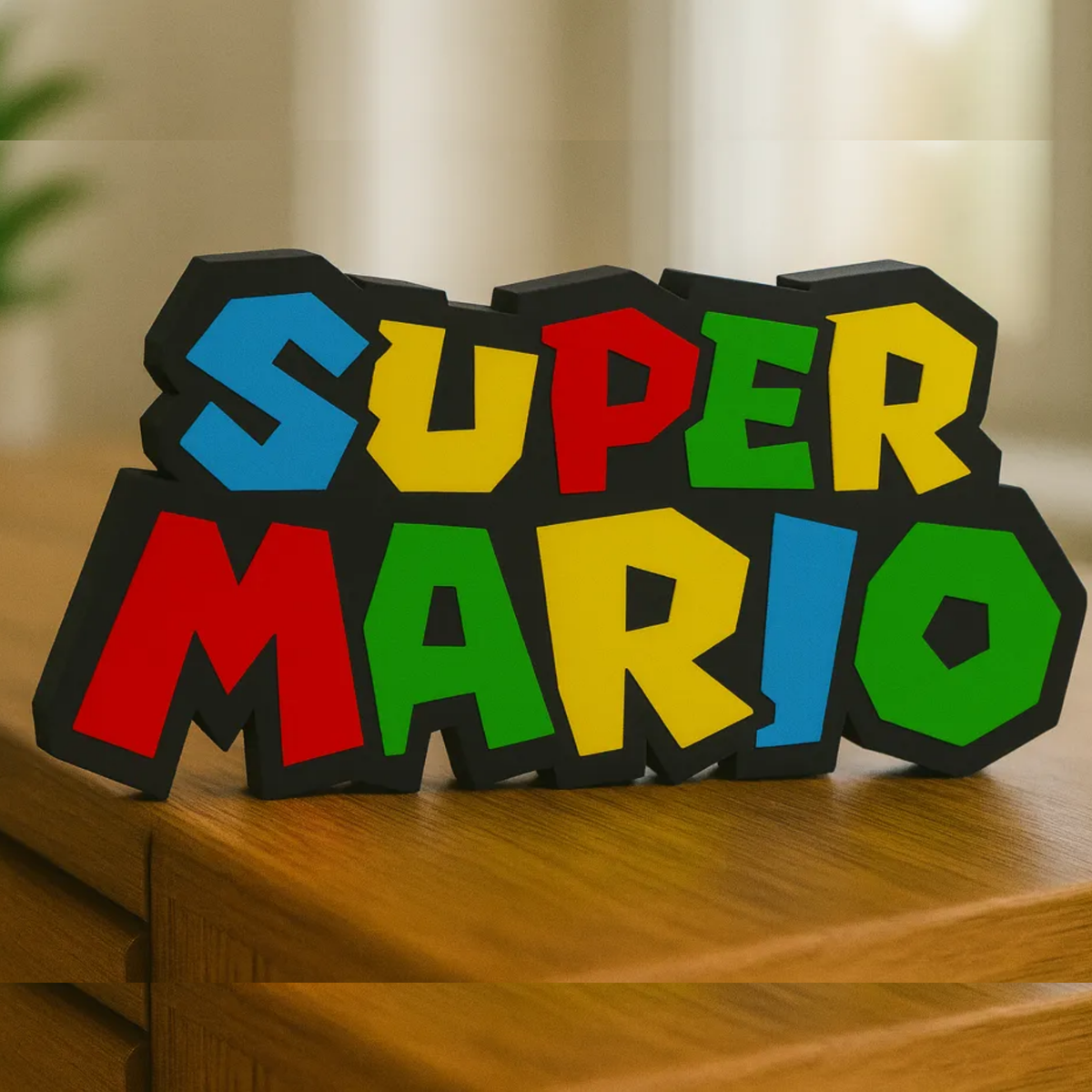 LÁMPARA LOGO SUPER MARIO