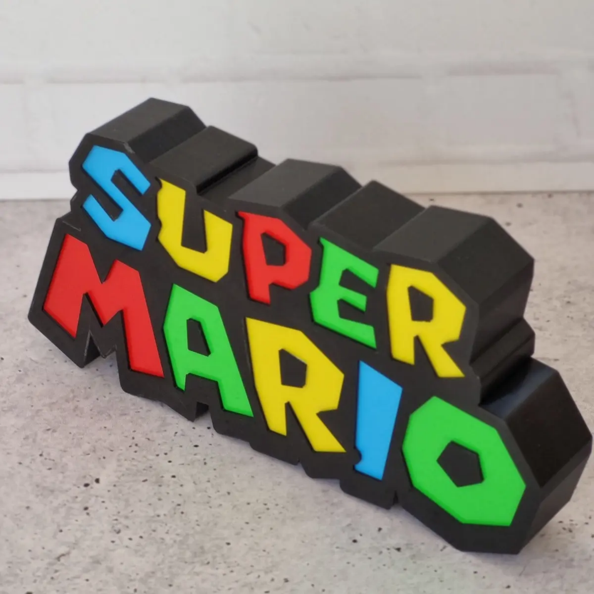 LÁMPARA LOGO SUPER MARIO