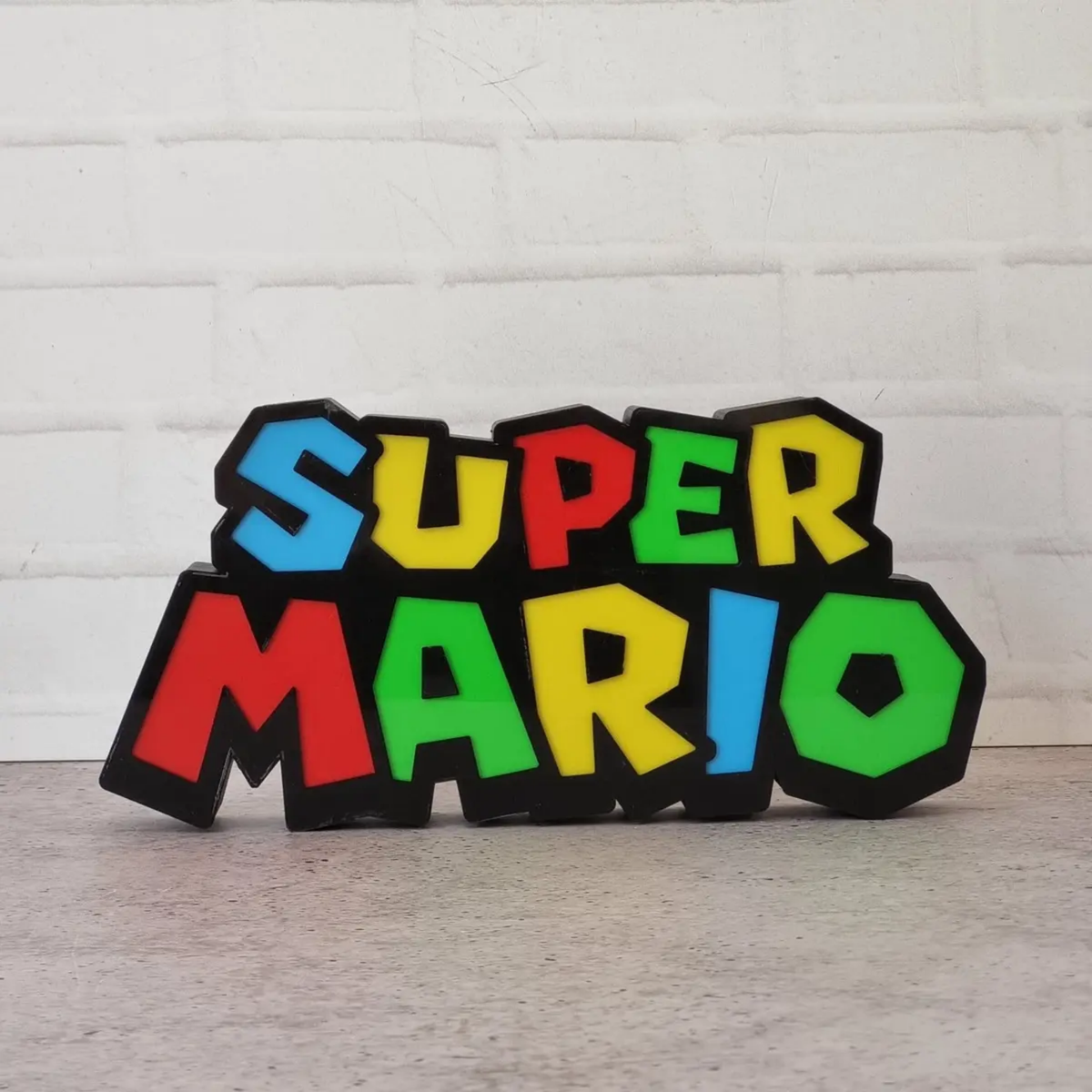 LÁMPARA LOGO SUPER MARIO