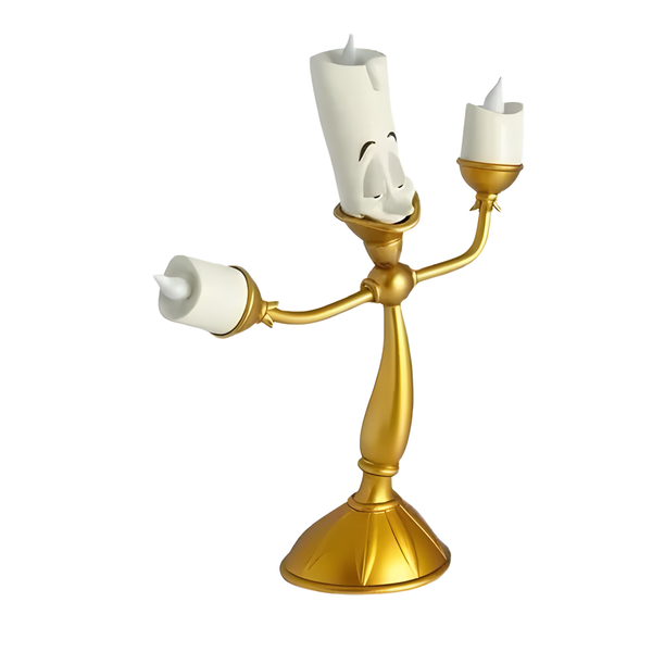 LÁMPARA CANDELABRO BELLA Y BESTIA-LUMIERE