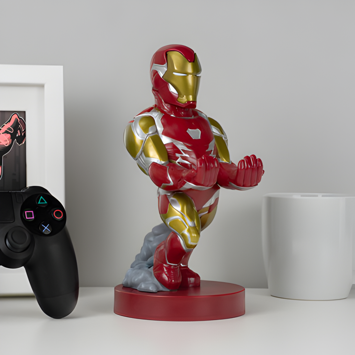 SOPORTE CELULAR & CONTROL-IRON MAN