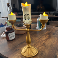 LÁMPARA CANDELABRO BELLA Y BESTIA-LUMIERE