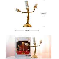 LÁMPARA CANDELABRO BELLA Y BESTIA-LUMIERE