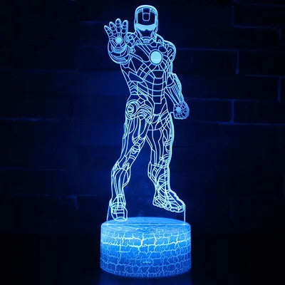 LÁMPARA LED -IRONMAN PIE