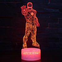 LÁMPARA LED -IRONMAN PIE