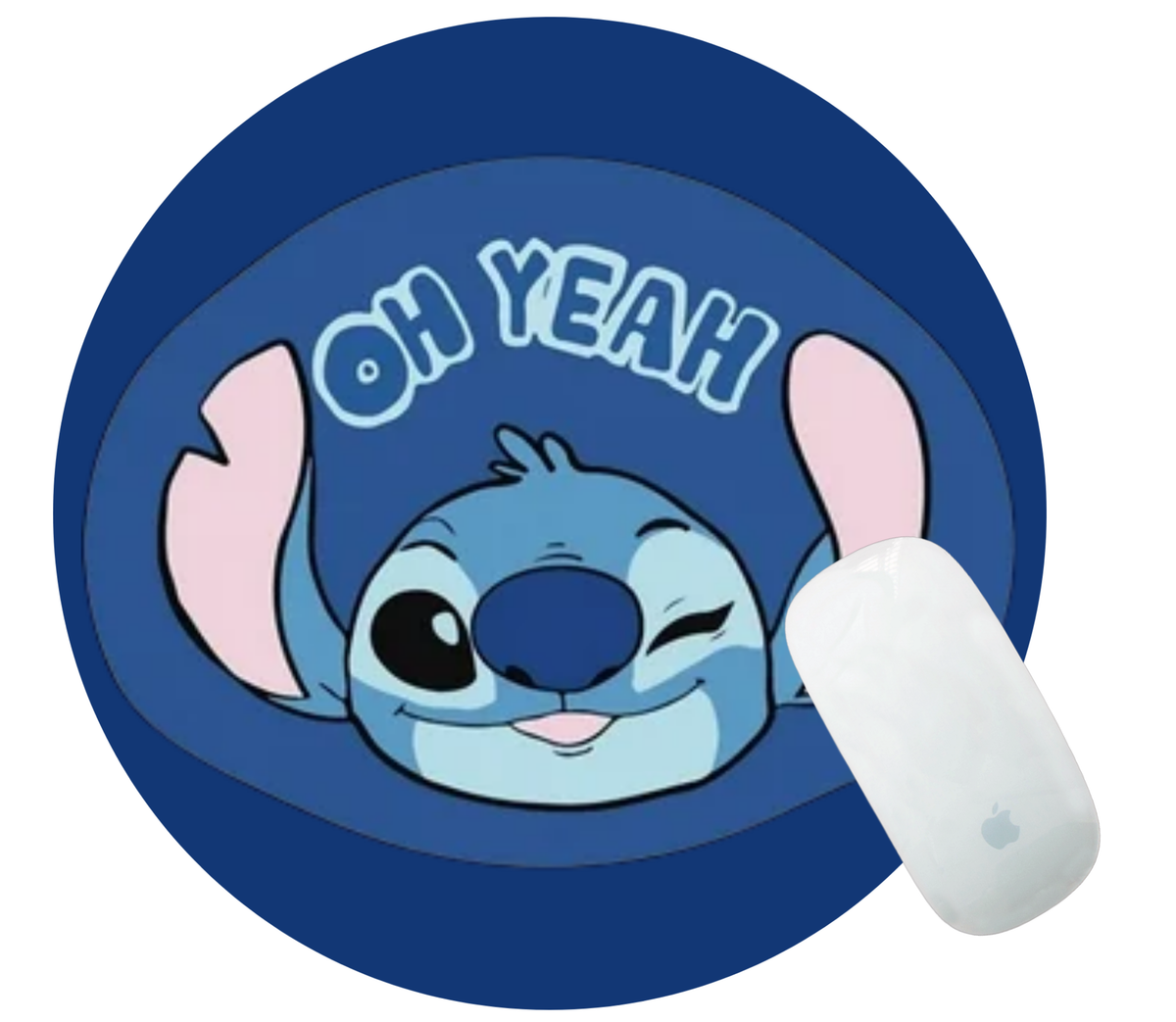 MOUSE PAD STITCH REDONDO
