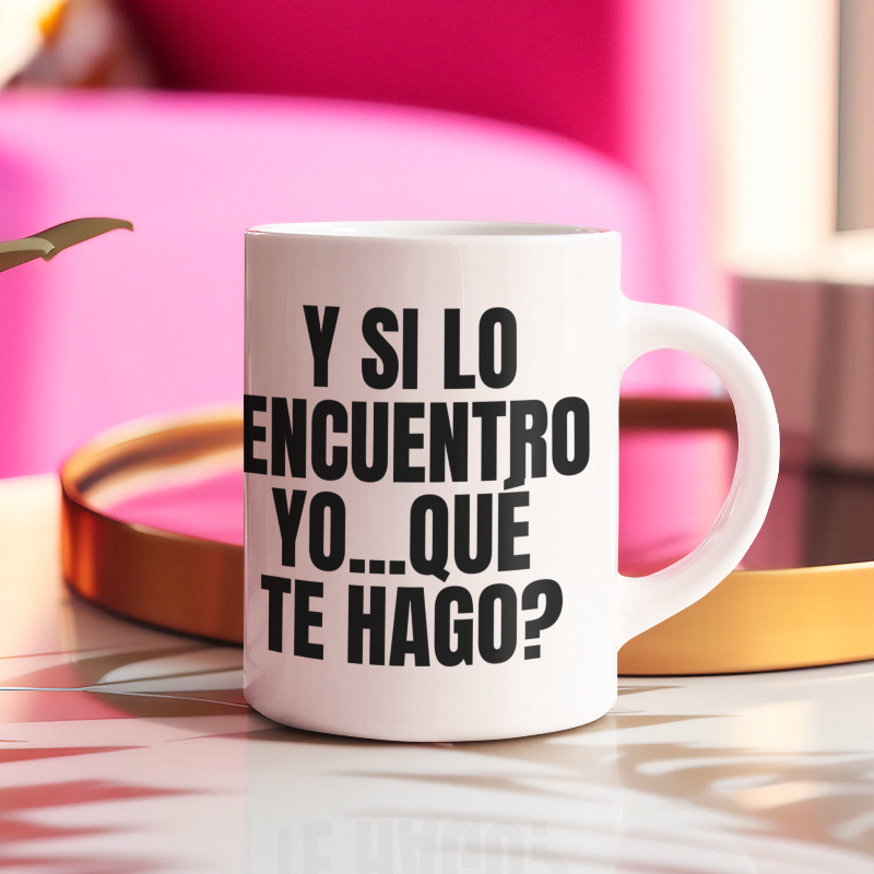 TAZA Y SI? BLANCO