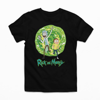 POLO- RICK & MORTY NEGRO