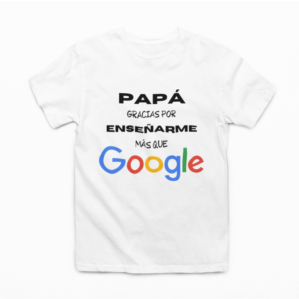 POLO- PAPÁ GOOGLE BLANCO