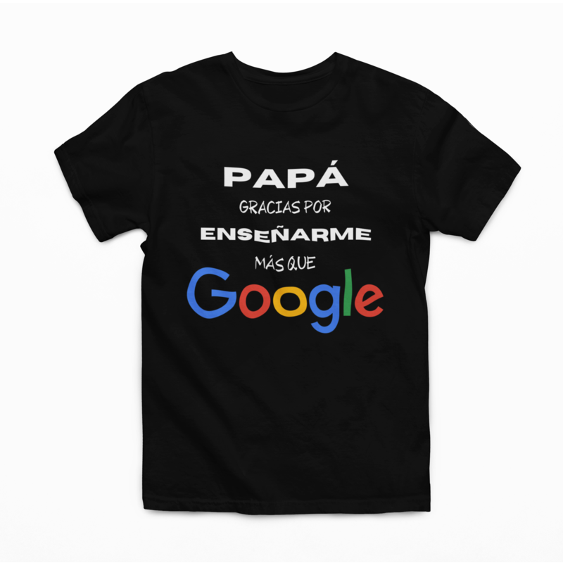 POLO- PAPÁ GOOGLE NEGRO