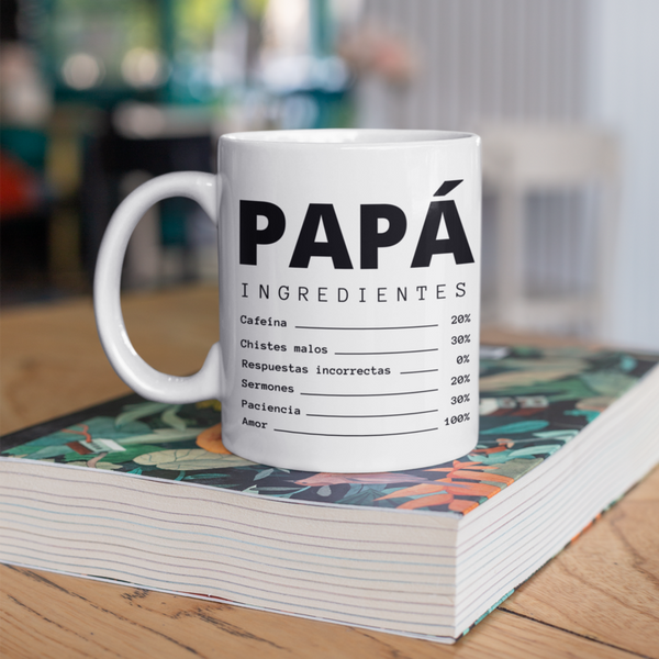 PAPÁ INGREDIENTES - TAZA