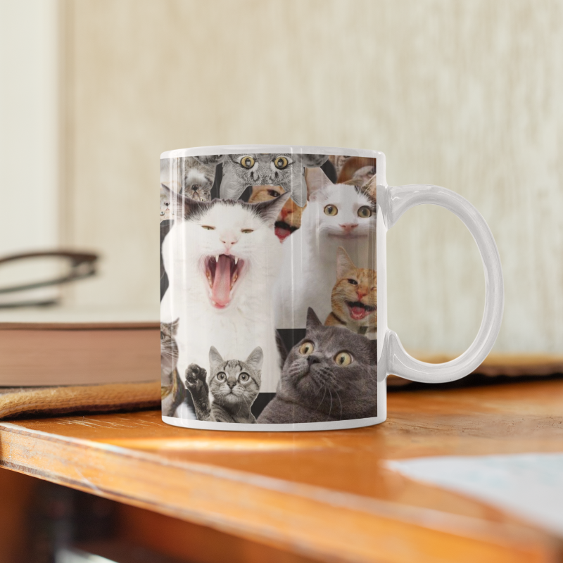 TAZA -GATOS STICKERS