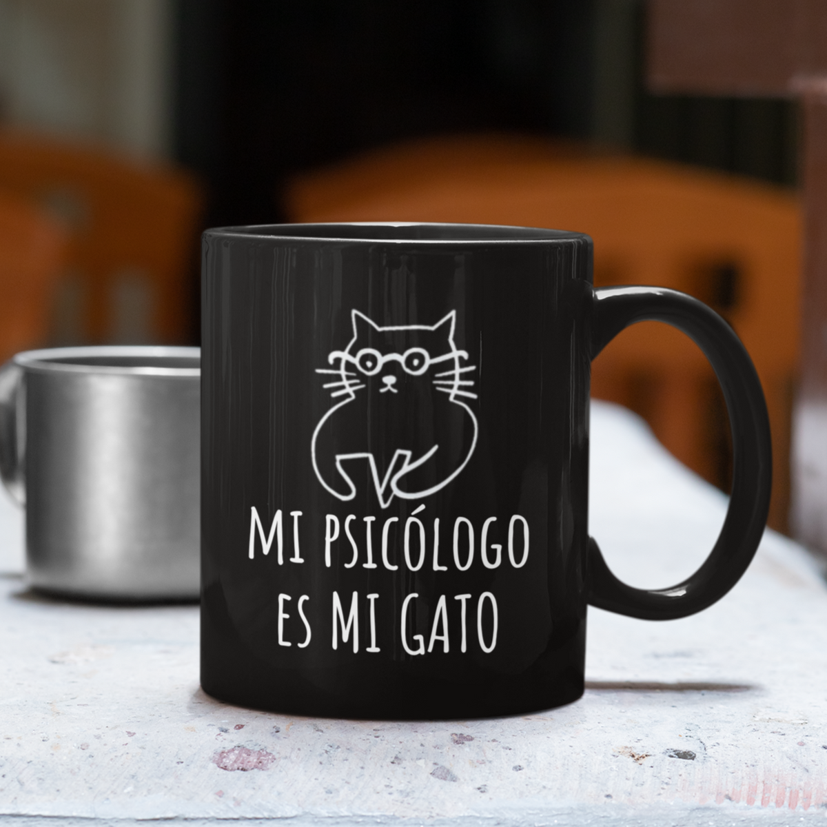 GATO PSICOLOGO- TAZA