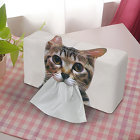 CAJA PORTAPAPEL TISSUES GATOS-PERROS