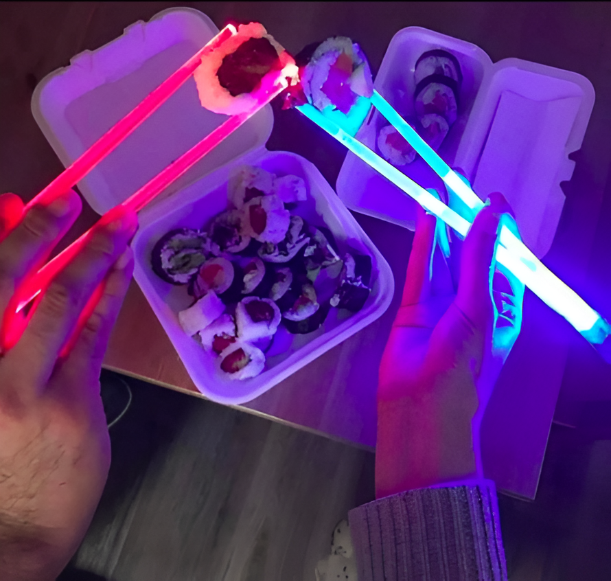 PAR DE PALILLOS  CHOPSTICKS LED-STAR WARS (2 UNIDADES)