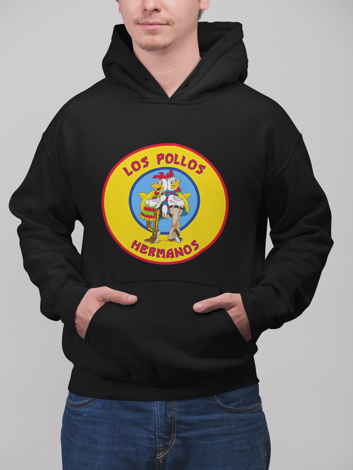 POLERA POLLOS HERMANOS  - NEGRO