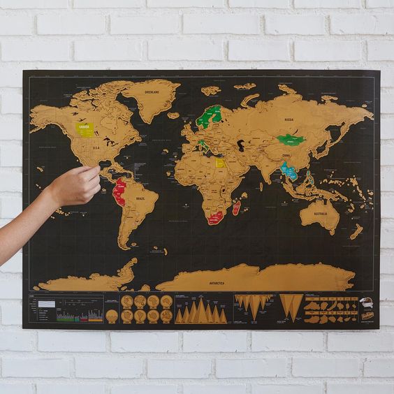 SCRATCH MAP - DELUXE