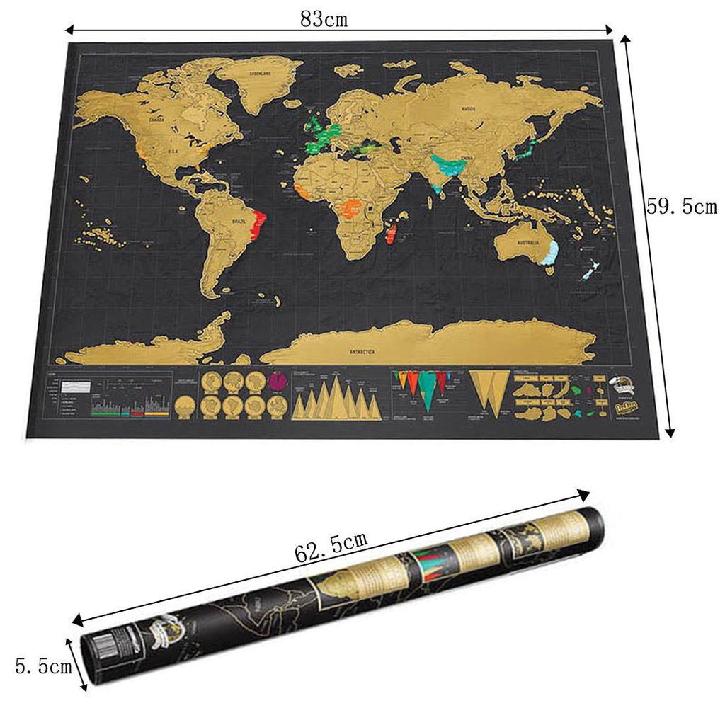 SCRATCH MAP - DELUXE