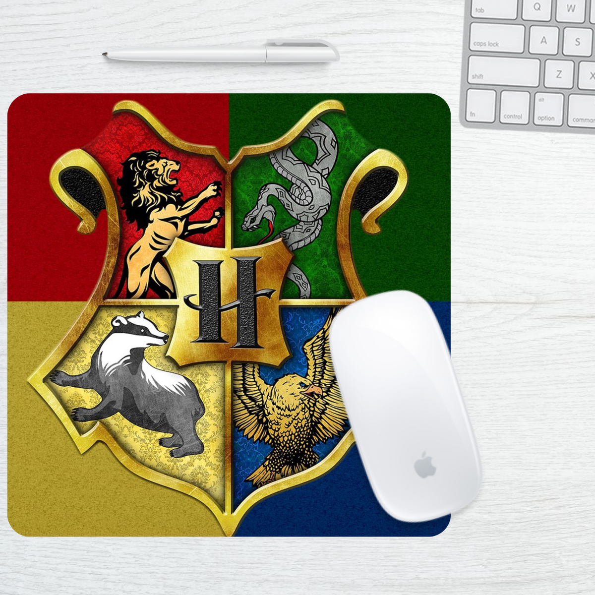 MOUSE PAD HARRY POTTER HOUSES