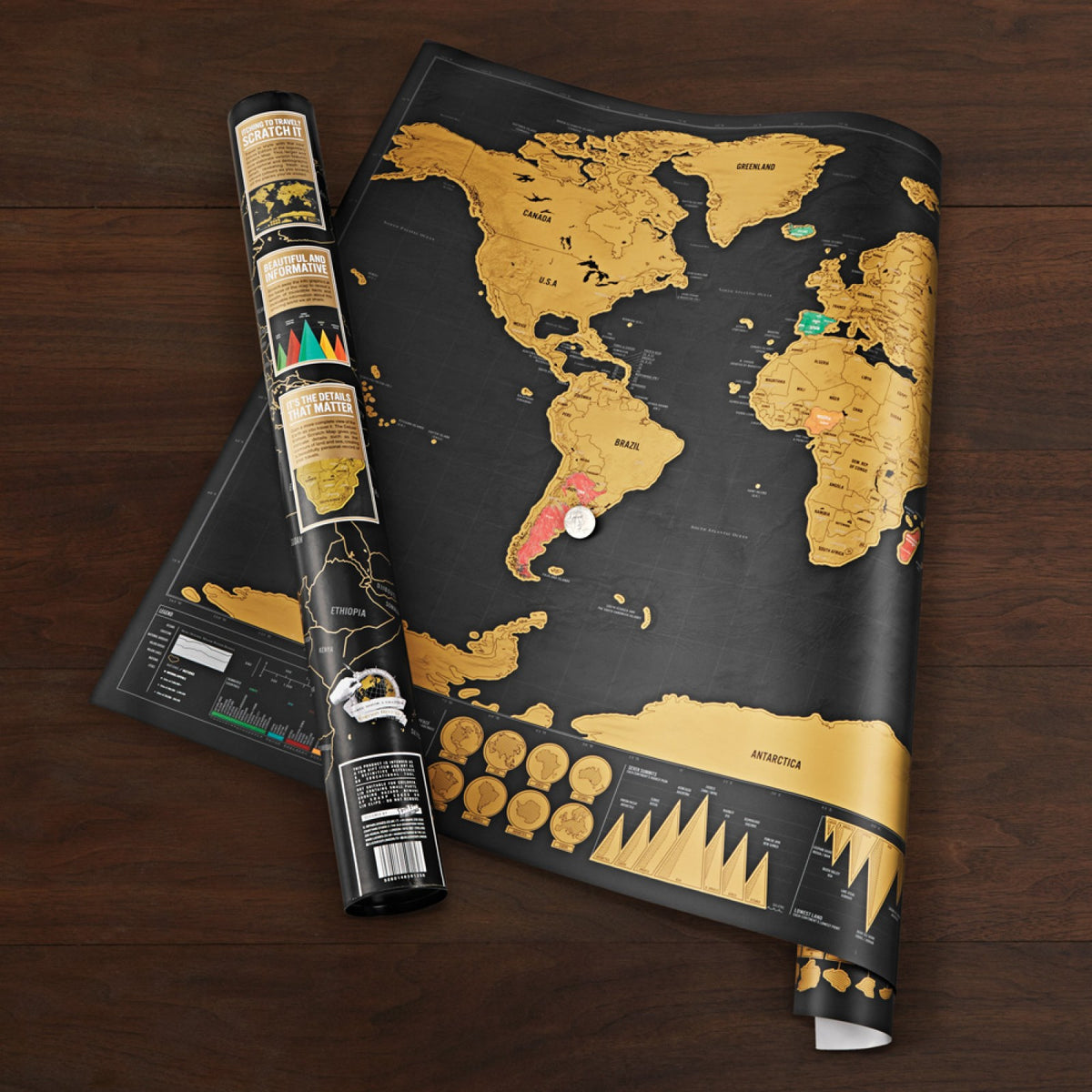 SCRATCH MAP - DELUXE